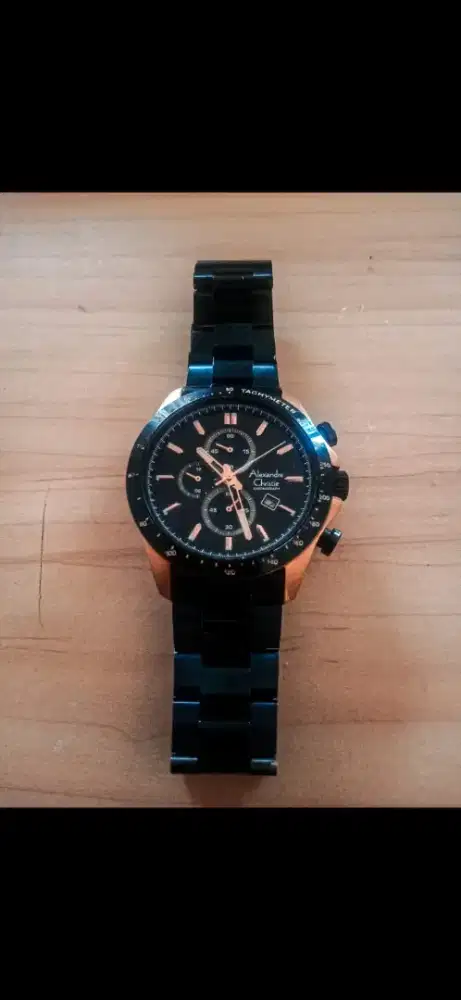 Dijual Jam Tangan Alexandre Christie Chronograph Original
