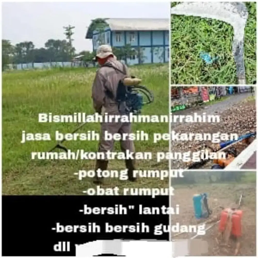 Bismillahirrahmanirrahim jasa bersih bersih panggilan