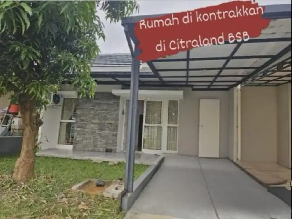sewa include furnished rumah forest hill citraland bsb