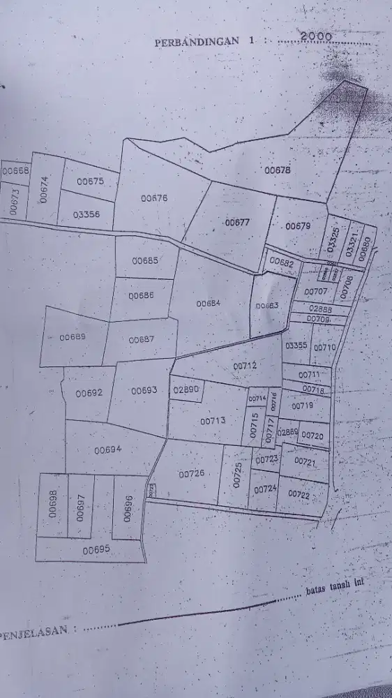 Dijual tanah kebun