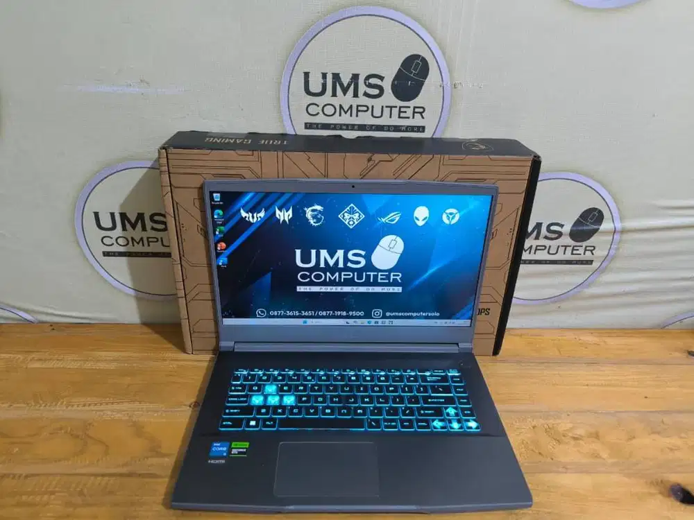 MSI THIN 15 B12VE CORE I5 12450H Ram 16GB SSD 512GB RTX 4050