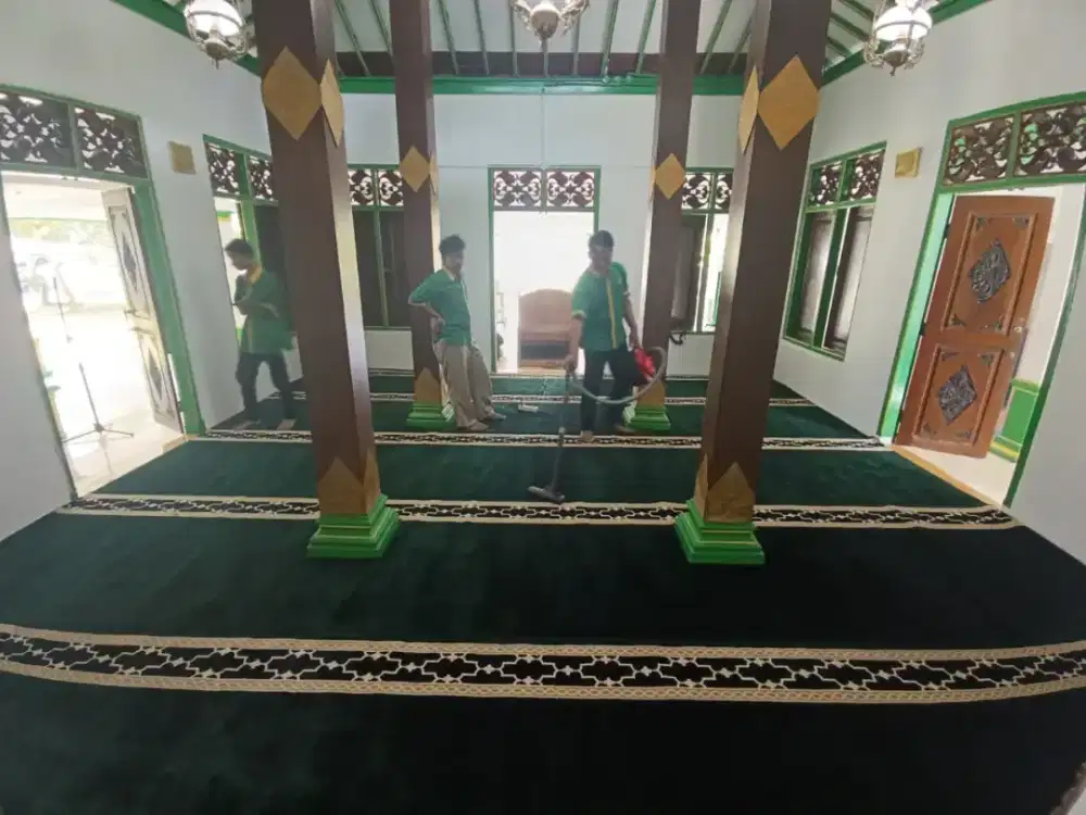 Karpet masjid meteran murah tebal berkualitas