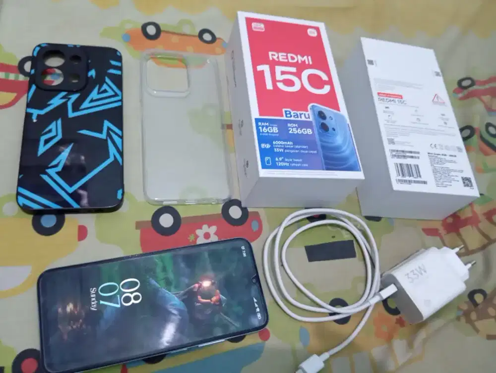 Redmi 15 c ram 8/256 mulus bergaransi