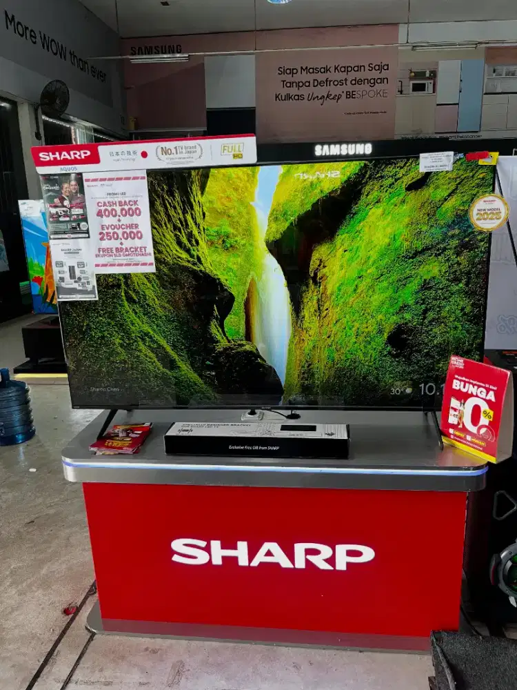 TV SHARP 65 INC BY HOME CREDIT