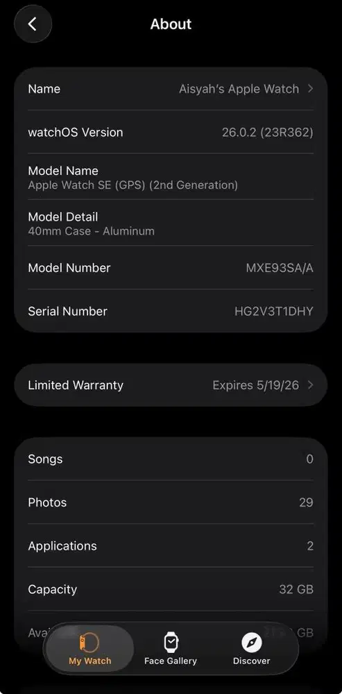 Apple watch SE gen 2