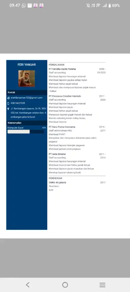 Staff accounting