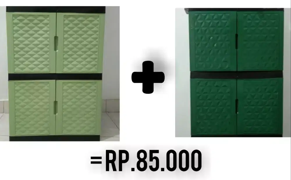 Di Jual 2 lemari kondisi masih bagus dan terawat