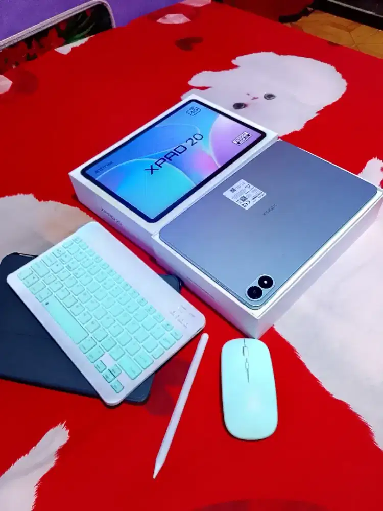 Infinix Xpad 20 8/256 no minus kelengkapan fulset