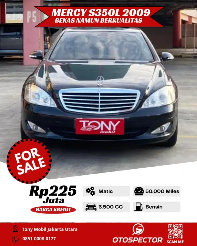 Mercedes Benz S350L 3.5 2009 Hitam