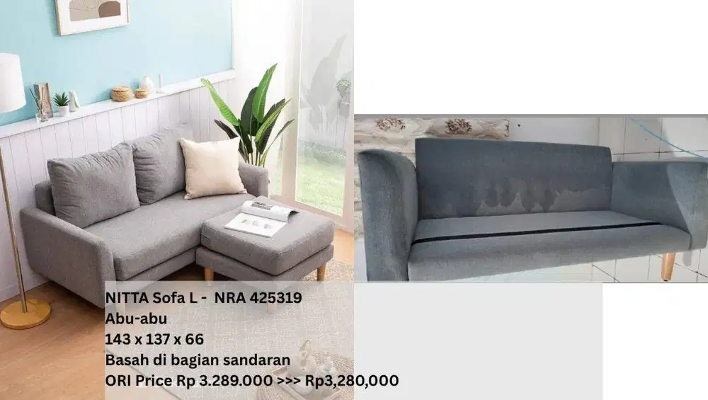 Heim Studio NITTA Sofa L Abu – Japandi Modern