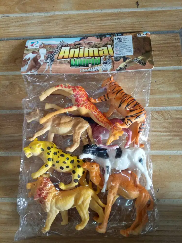 mainan anak animal set isi 8