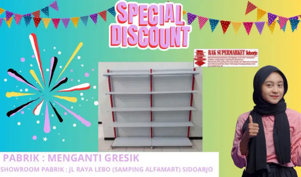 Rak minimarket gondrola