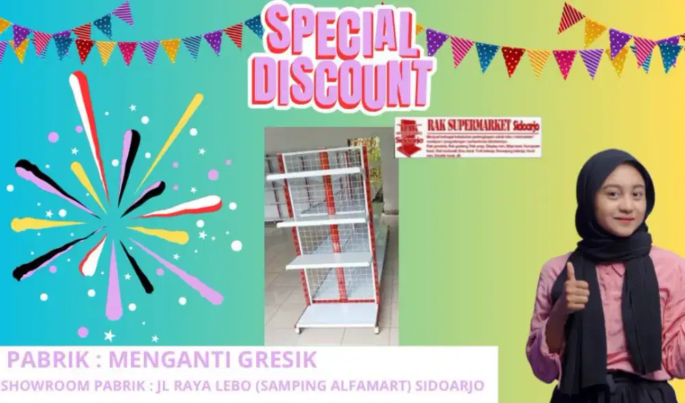 Rak minimarket gondrola