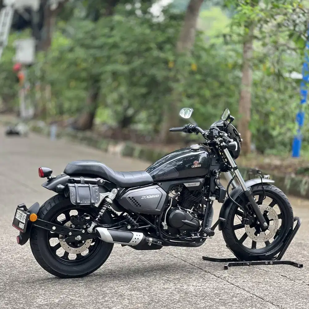 KM 3K AJA! BENELLI MOTOBI 200 EVO HITAM 2024 PAJAK PANJANG GRESS