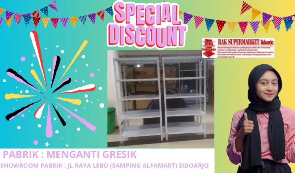 Rak minimarket gondrola
