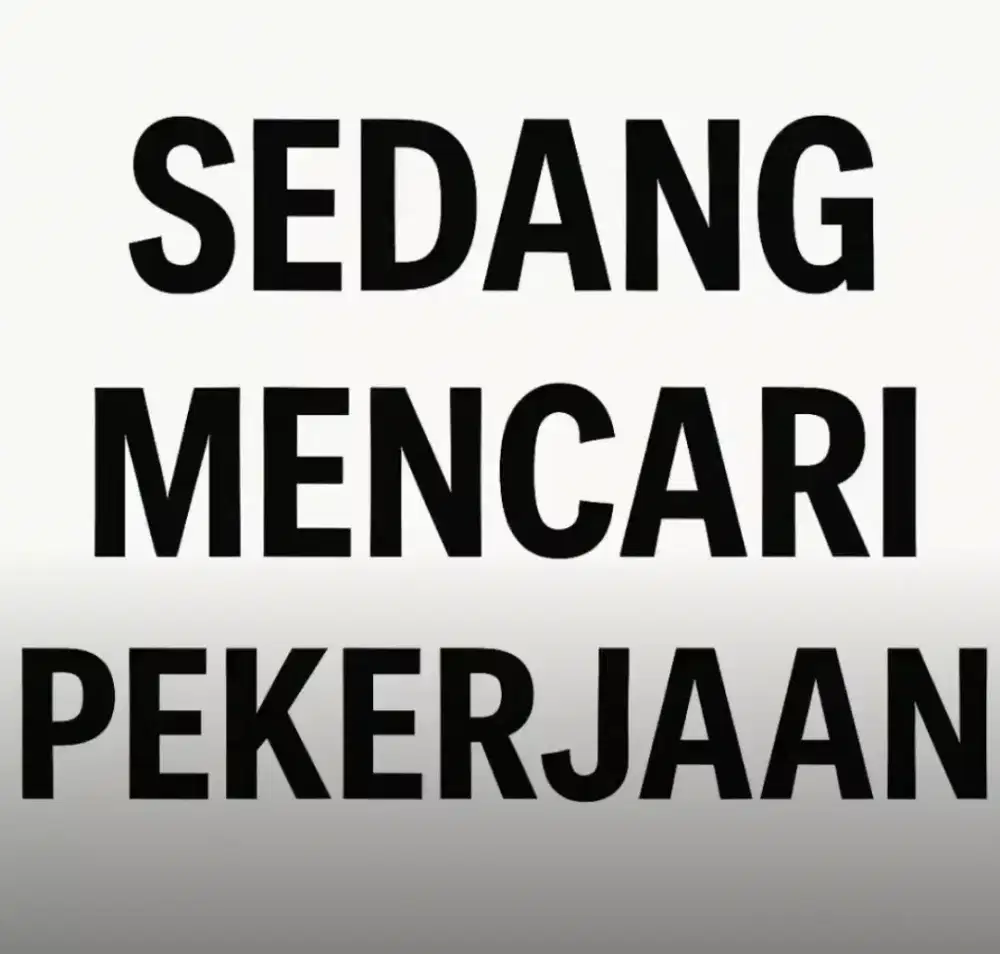 mencari pekerjaan jaga stand/konter