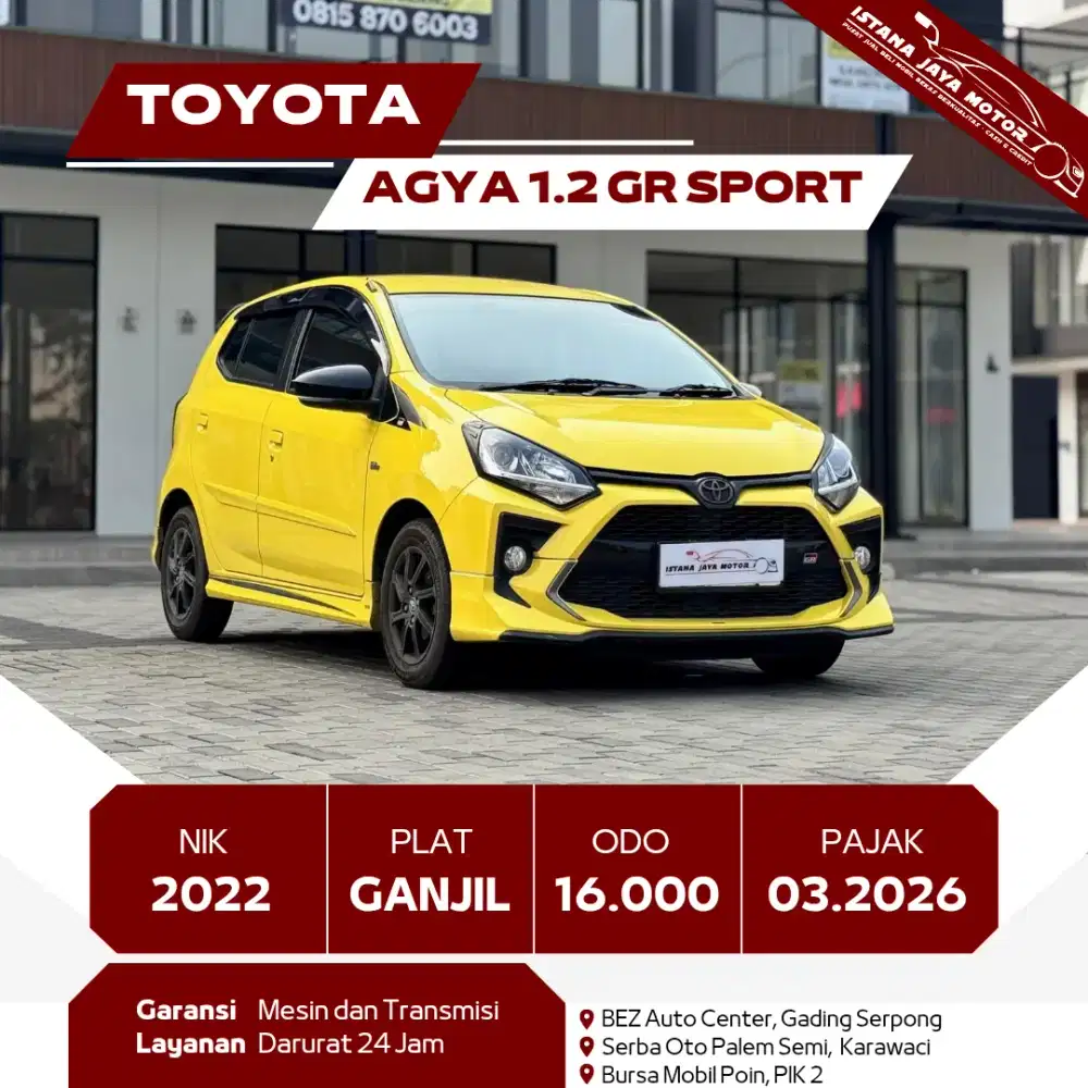TOYOTA AGYA 1.2 GR SPORT 2022
