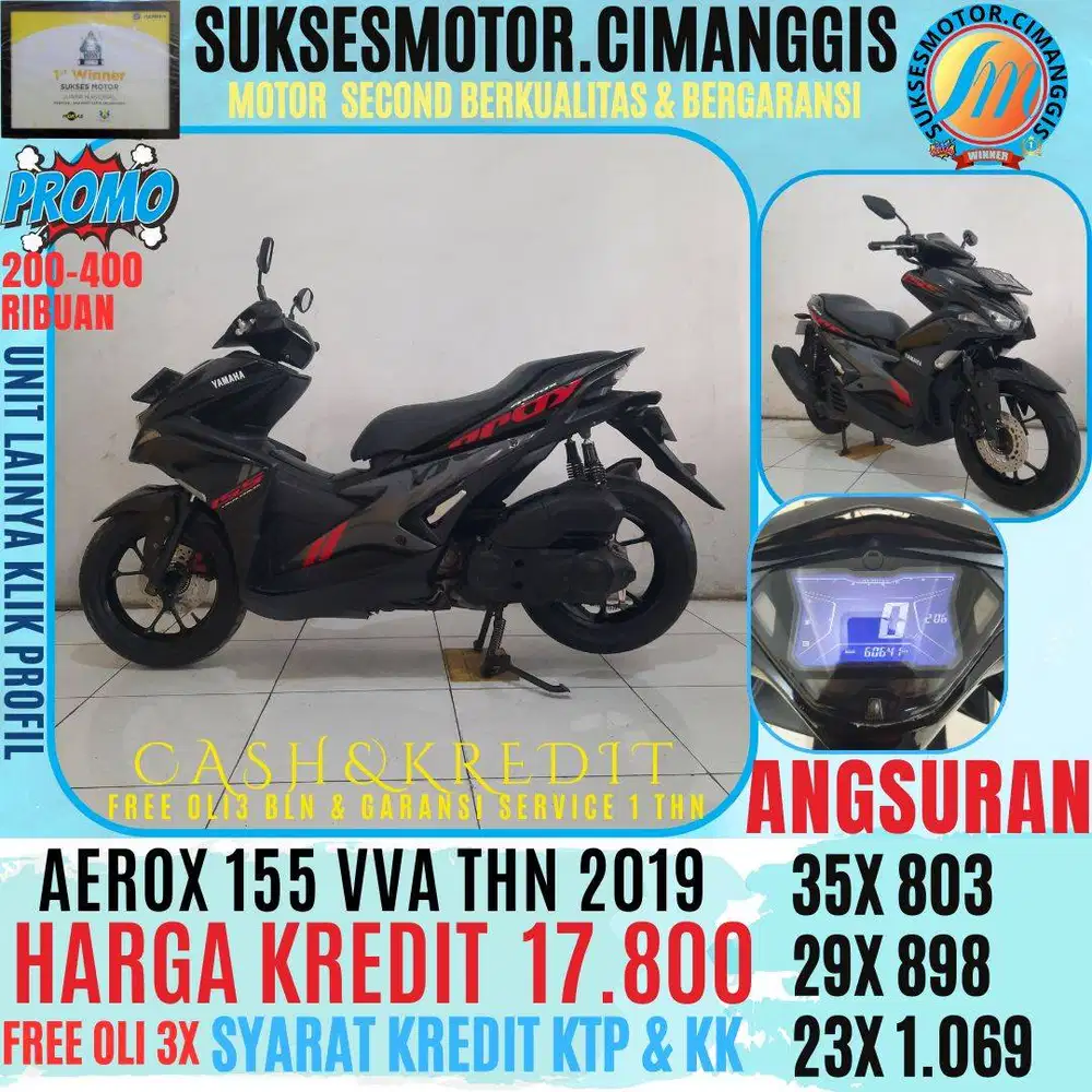 AEROX 155 VVA TERMURAH KLIK PROMO UNIT LAINYA DI PROFIL