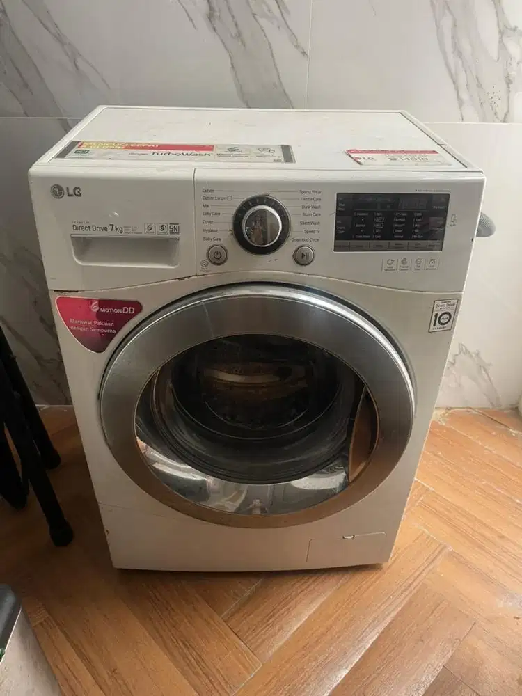 Mesin cuci second 7 kilo merk LG
