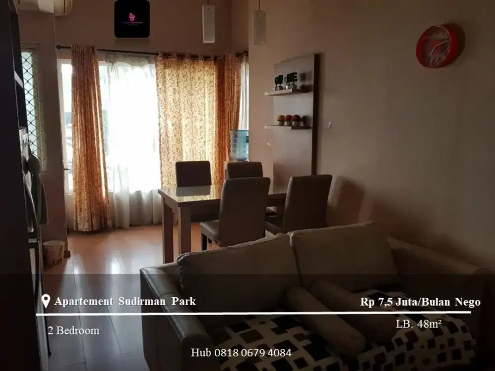 Disewakan Apartement Sudirman Park Low Floor 2BR Furnished