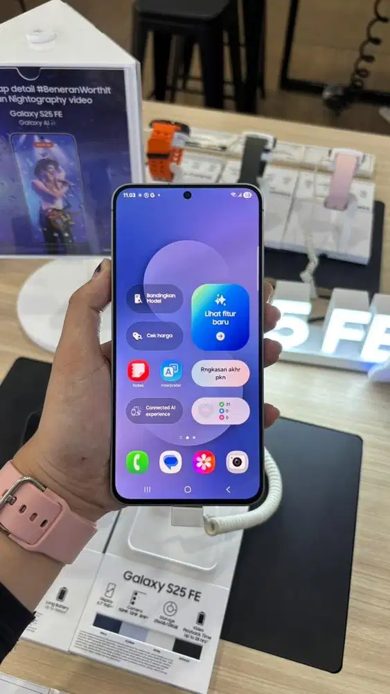 Samsung galaxy S25 FE PROMO KREDIT MURAH BUNGA 0% SYARAT KTP