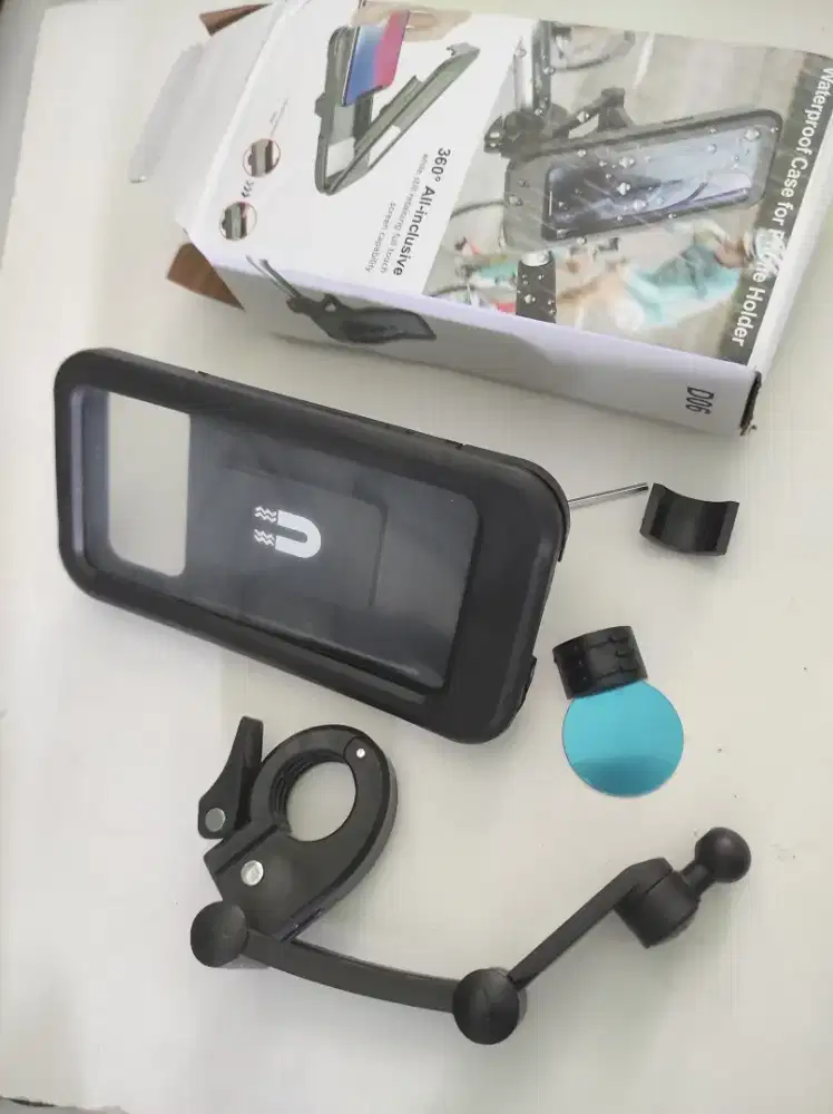 Holder Hp anti air untuk motor dan sepeda