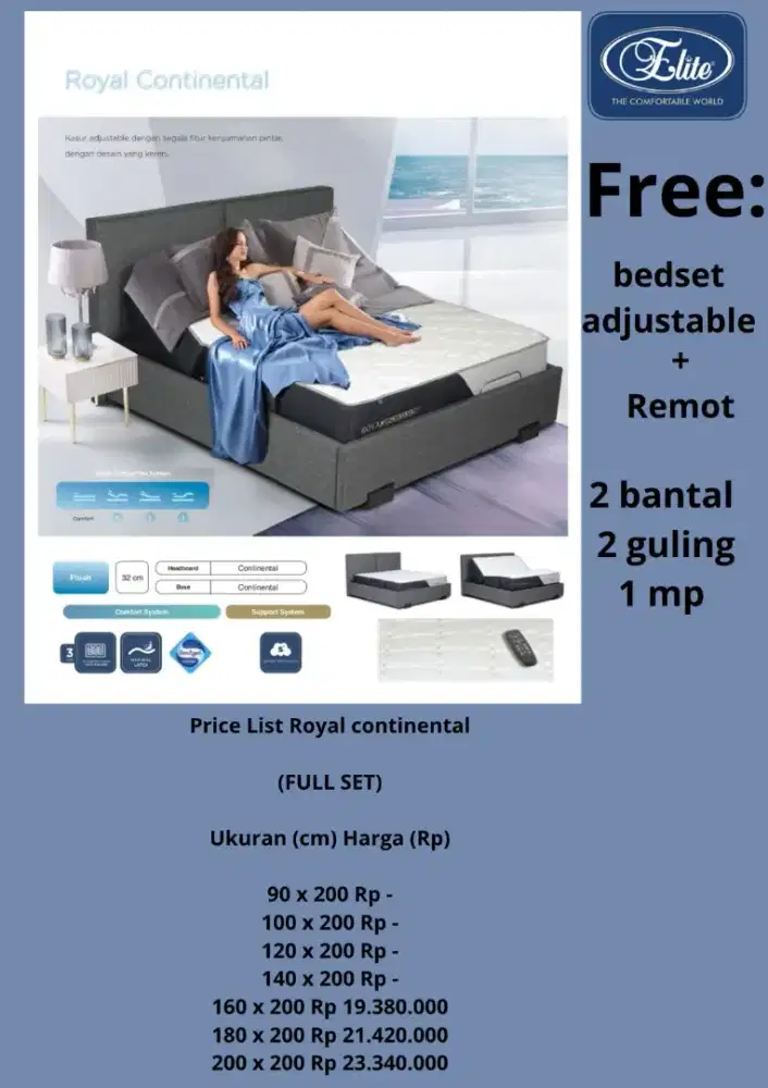 Springbed sofa meja rias estetic