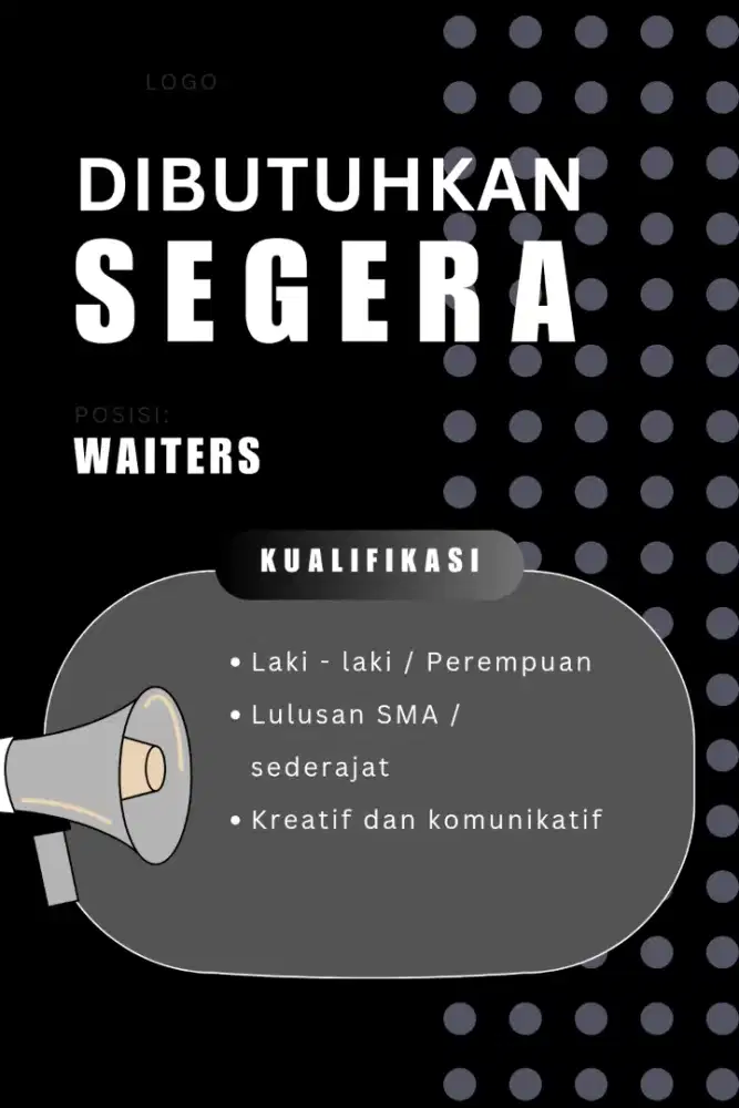Waiter perempuan warkop