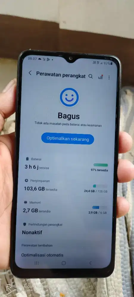 Samsung a12 resmi 6+6/128 cas biasa
