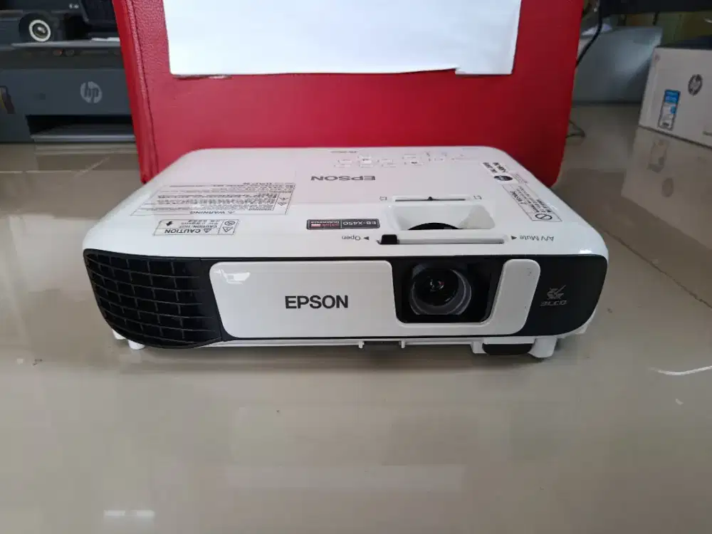 lcd proyektor second EPSON EB x450 ful segel ori
