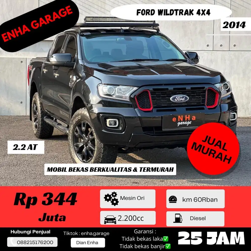 Ford Ranger Wildtrack 4x4 2014 Double Cabin 2.2 Turbo
