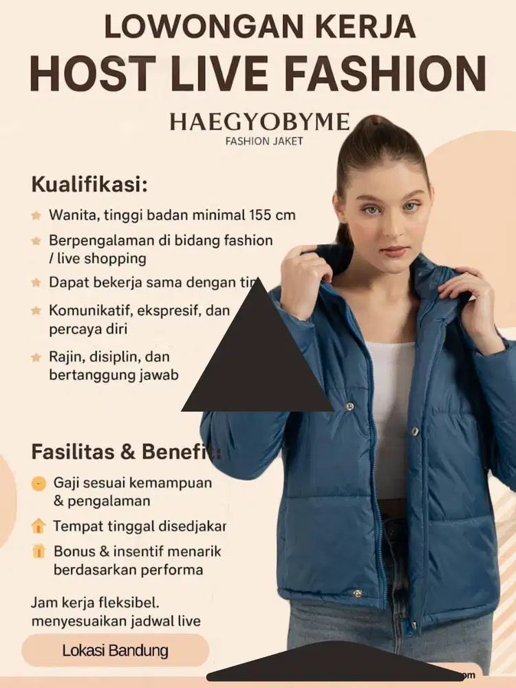 LOWONGAN PEKERJAAN HOSTLIVE HAEGYOBYME