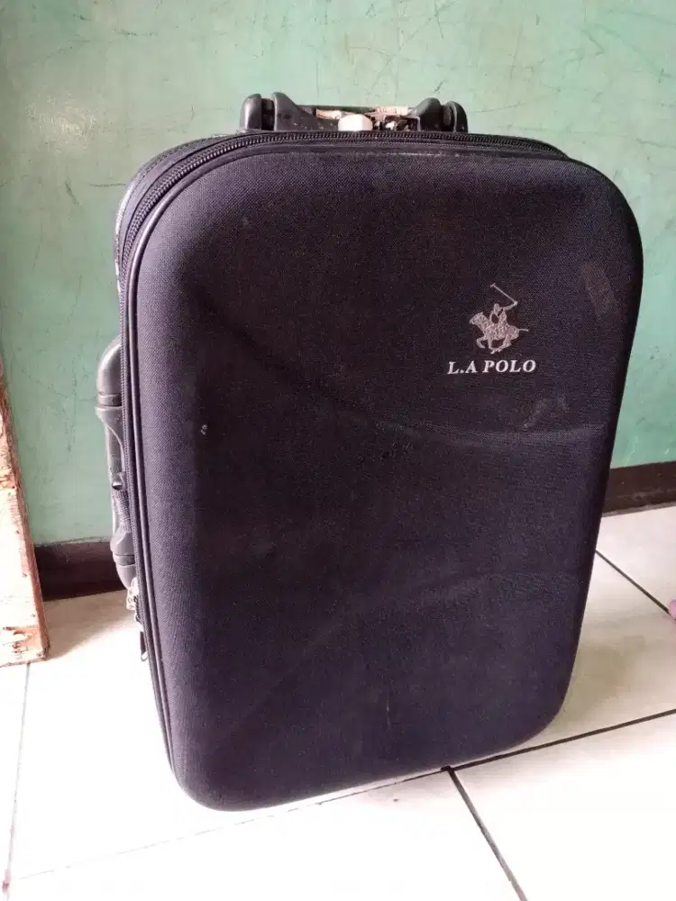 Tas koper roda warna biru dongker