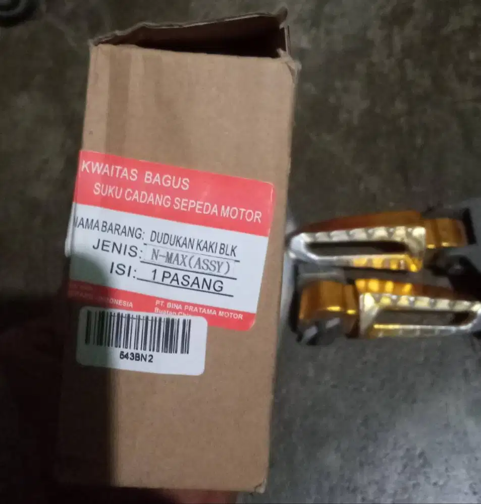 Dudukan kaki Nmax lokal