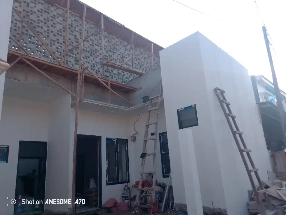 Dijual rumah tahap finishing di perumahan pesona anggrek harapan jaya