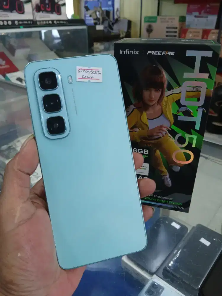 scond murah infinik hot 50 ra.8/256gb