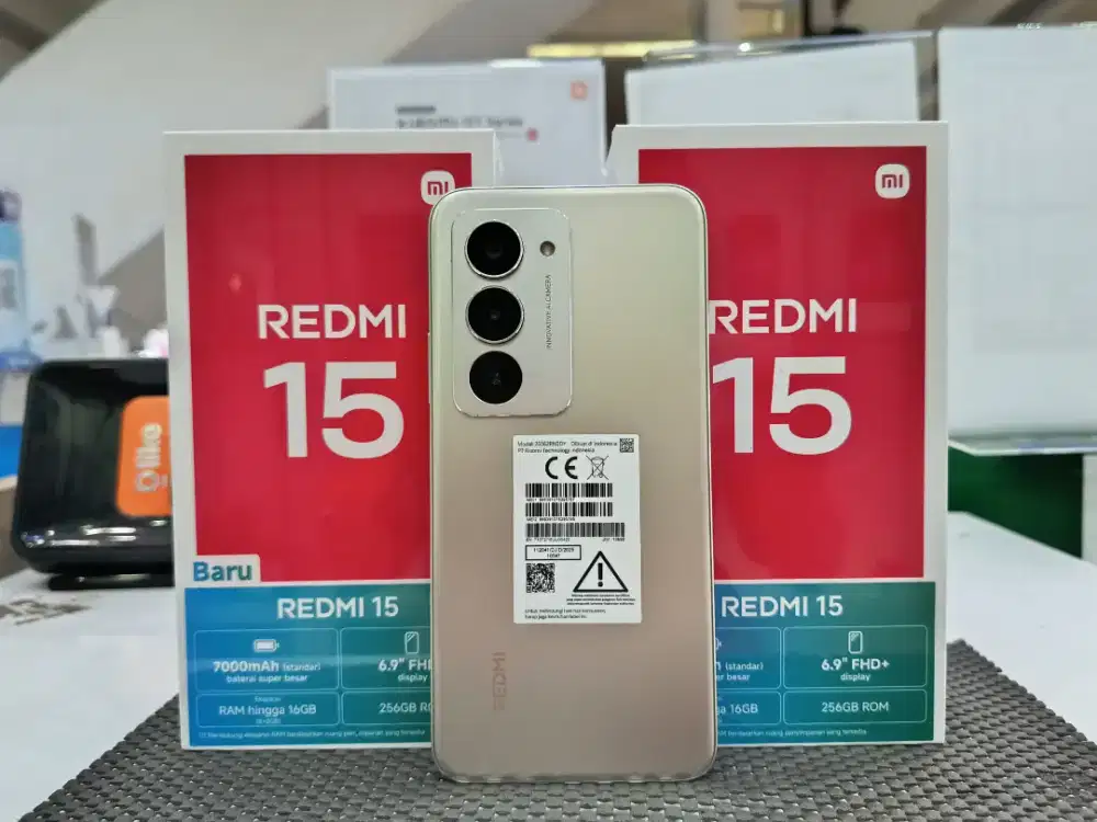 READY STOK!! REDMI 15 BARU!! GARANSI RESMI 100%