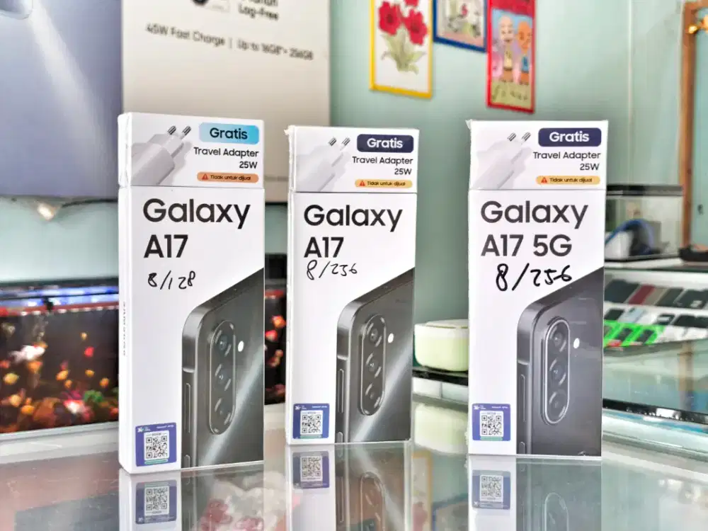SAMSUNG A17 4G & 5G 8/256 NEW SEGEL TERMURAH DIJAMIN ORI