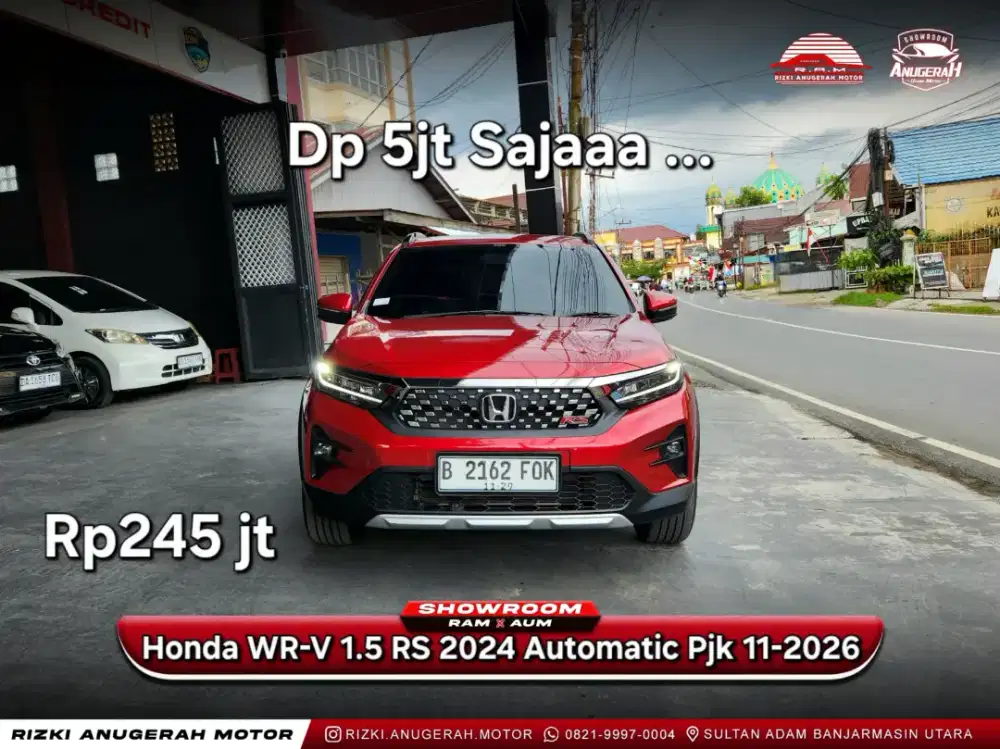 Dp 5jt Honda WR-V 1.5 RS AT 2024 Pjk 11-2026