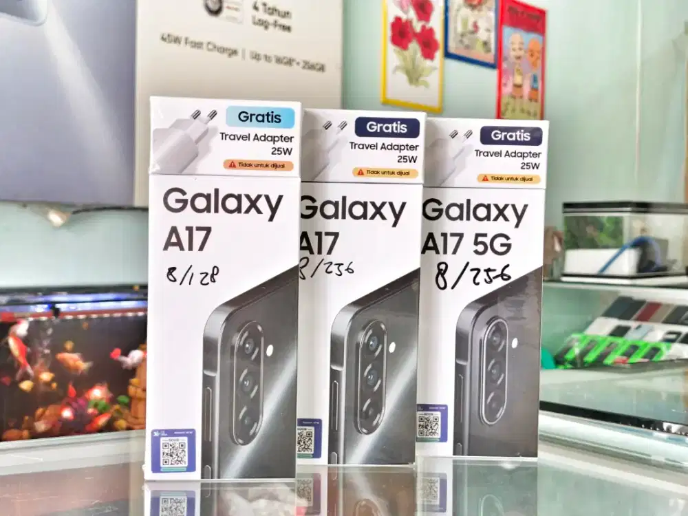 SAMSUNG A17 4G & 5G 8/256 NEW SEGEL PROMO PALING MURAH BNIB
