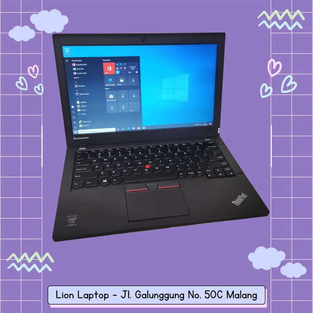 RAM 8GB SSD 256GB Core i5 Lenovo Thinkpad X250 [15|10]