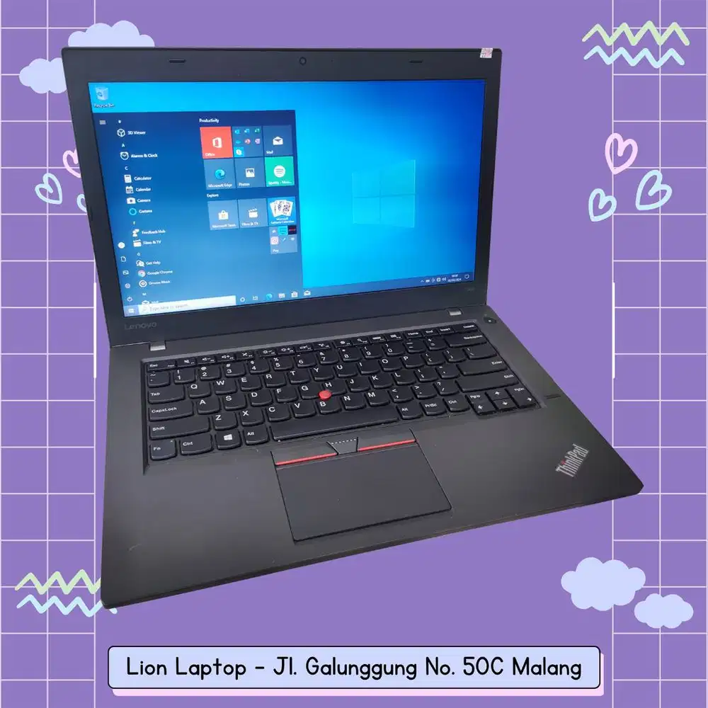 RAM 8GB Core i5 SSD 256GB Lenovo Thinkpad T460 [15|10]