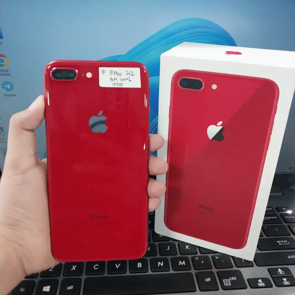 Iphone 8 plus 256gb fullset inter all opr
Hb 100%