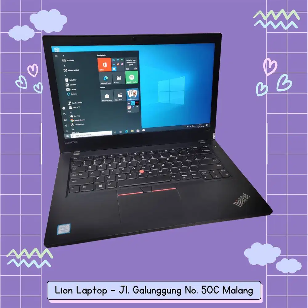 Core i7 RAM 8GB SSD 256GB Touchsceen Lenovo Thinkpad T470 [15|10]