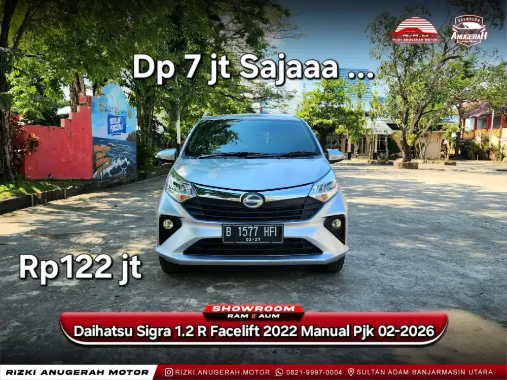 Dp 7jt Sigra 1.2 R Dlx Facelift 2022 Pjk 02-2026