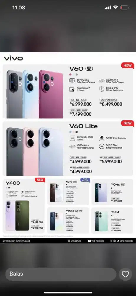 VIVO V60 LITE 8/256GB