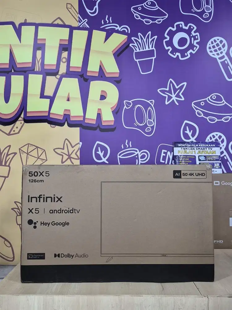 REAFY STOK TV INFINIX 50X5