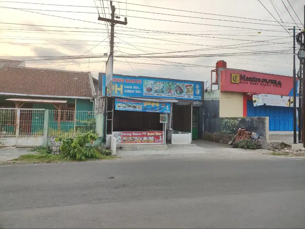 Tanah dan Bangunan Strategis Depan Perumahan Puri Hijau Persis