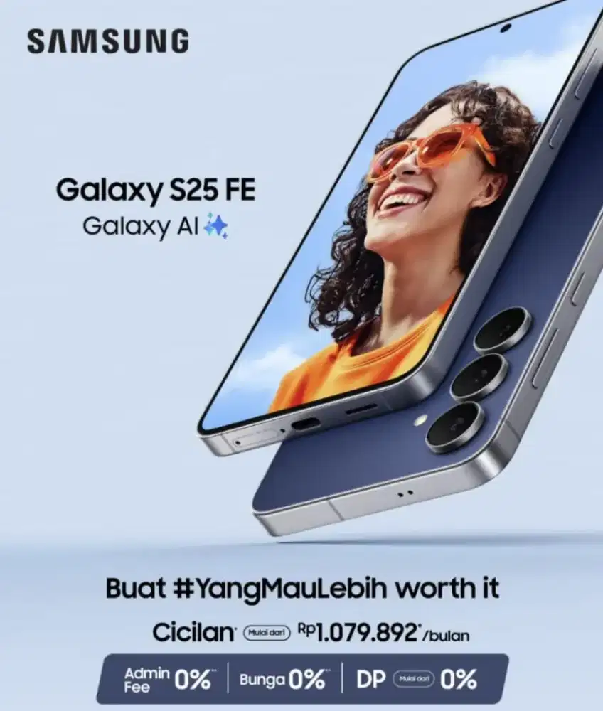 Samsung S25Fe new series kredit cicilan 0% dg home credit