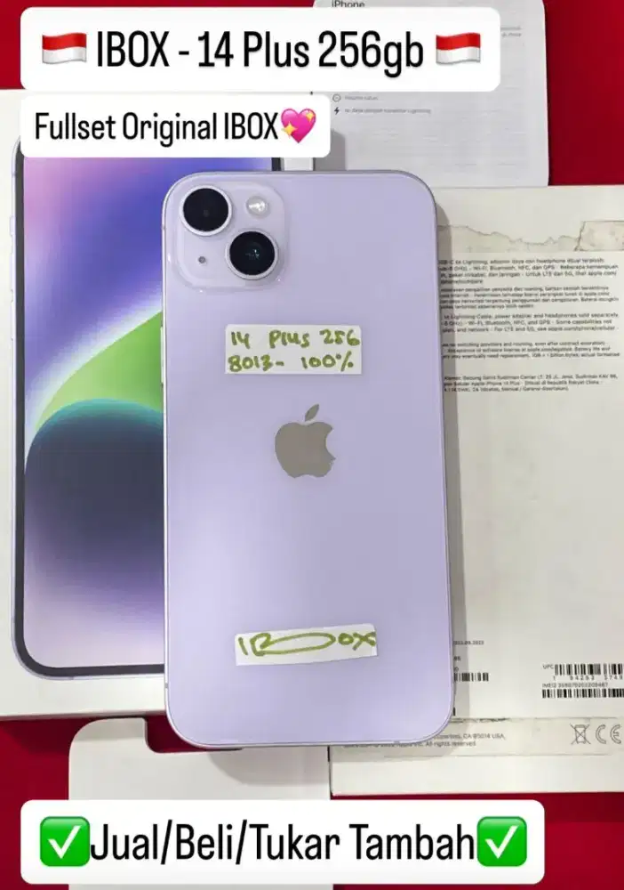 Iphone 14 plus 256GB, Bisa cicilan